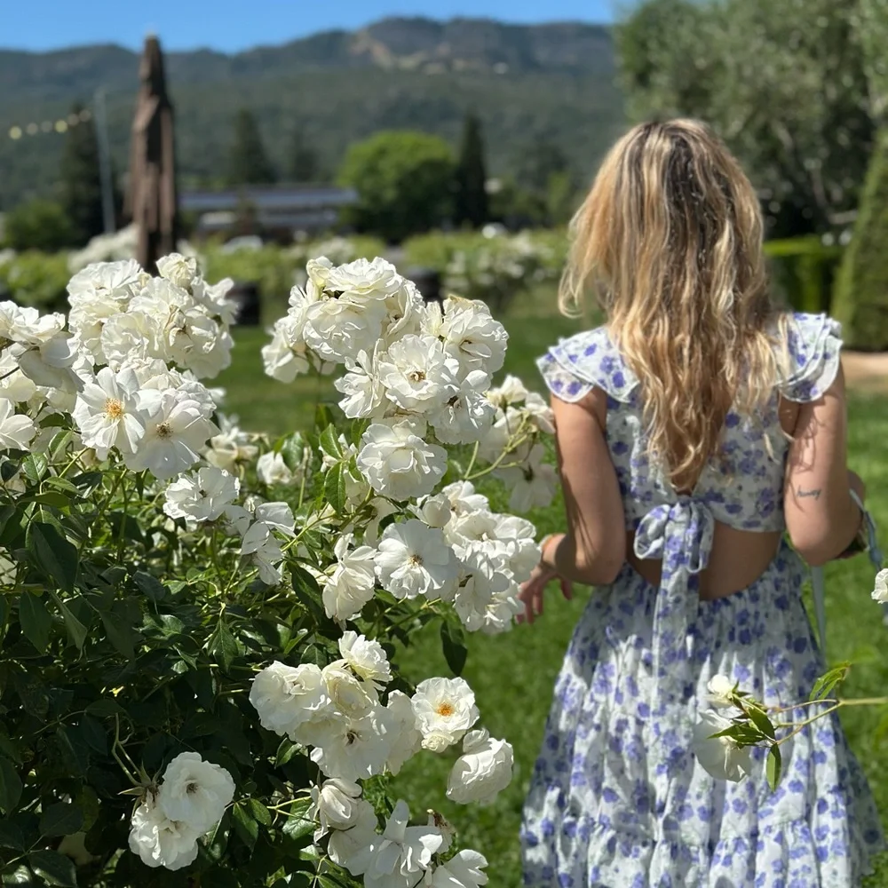 Floral Ruffle Mini Dress - Picture 3 of 5